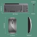 KS184 Wireless Keyboard and Mouse Set with Tablet/Smartphone Stand