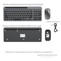 KS184 Wireless Keyboard and Mouse Set with Tablet/Smartphone Stand