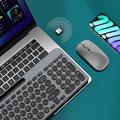 KS184 Wireless Keyboard and Mouse Set with Tablet/Smartphone Stand