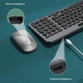 KS184 Wireless Keyboard and Mouse Set with Tablet/Smartphone Stand