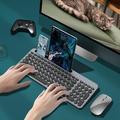 KS184 Wireless Keyboard and Mouse Set with Tablet/Smartphone Stand
