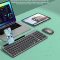KS184 Wireless Keyboard and Mouse Set with Tablet/Smartphone Stand