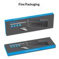 KS184 Wireless Keyboard and Mouse Set with Tablet/Smartphone Stand - Grey
