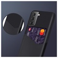 KSQ Samsung Galaxy S21+ 5G Case with Card Pocket - Black