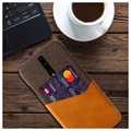 KSQ OnePlus 7 Pro Case with Card Pocket - Coffee