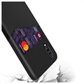 KSQ Samsung Galaxy A70 Case with Card Pocket - Black