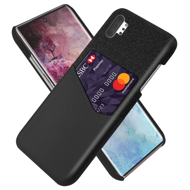 KSQ Samsung Galaxy Note10+ Case with Card Pocket - Black