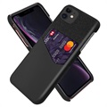 KSQ iPhone 13 Mini Case with Card Pocket - Black