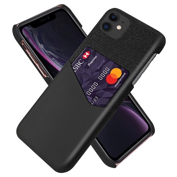 KSQ iPhone 11 Case with Card Pocket - Black