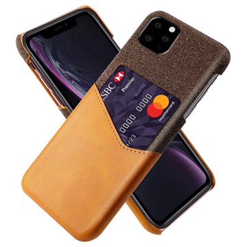KSQ iPhone 11 Pro Case with Card Pocket - Coffee