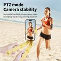 KT08 Gimbal Stabilizer with Tripod and Magnetic Fill Light - Yellow