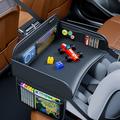 Kabulun Kids Travel Tray Table/Car Seat Organizer - Black