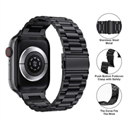 Apple Watch (42/44/SE/45/46/49mm) Kalebol CNC Pro Stainless Steel Band - Black