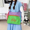 Kamapolo 22602 Dopamine Color Block Shoulder Bag - Green / Colorful