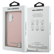 iPhone 16 Karl Lagerfeld FW Stamped Karl MagSafe Case - Pink