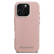 iPhone 16 Pro Karl Lagerfeld FW Stamped Karl MagSafe Case - Pink