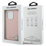 iPhone 16 Pro Karl Lagerfeld FW Stamped Karl MagSafe Case - Pink