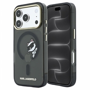 iPhone 18 Pro Max Karl Lagerfeld IML Choupette Peekaboo Logo Magnetic Case