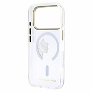 iPhone 18 Pro Max Karl Lagerfeld IML Choupette Peekaboo Logo Magnetic Case - Transparent