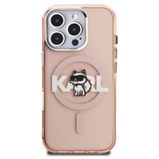 iPhone 16 Pro Max Karl Lagerfeld IML Choupette Sketch Logo MagSafe Case