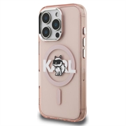 iPhone 16 Pro Max Karl Lagerfeld IML Choupette Sketch Logo MagSafe Case