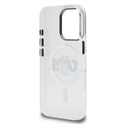 iPhone 16 Pro Max Karl Lagerfeld IML Choupette Sketch Logo MagSafe Case - Transparent