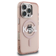 iPhone 16 Pro Karl Lagerfeld IML Choupette Sketch Logo MagSafe Case