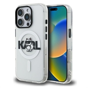 iPhone 16 Pro Karl Lagerfeld IML Choupette Sketch Logo MagSafe Case