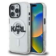 iPhone 16 Pro Karl Lagerfeld IML Karl Sketch Logo MagSafe Case - Clear