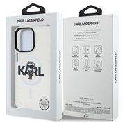 iPhone 16 Pro Karl Lagerfeld IML Karl Sketch Logo MagSafe Case - Clear