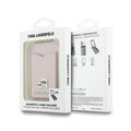Karl Lagerfeld Karl & Choupette Magnetic Card Holder with Stand & Mirror - Pink