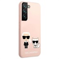 Karl Lagerfeld Karl & Choupette Samsung Galaxy S22+ 5G Silicone Case - Pink
