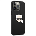 Karl Lagerfeld Karl Head iPhone 13 Pro Hybrid Case - Black