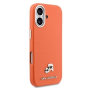 iPhone 17 Karl Lagerfeld Karl and Choupette Heads Pins Case - MagSafe Compatible