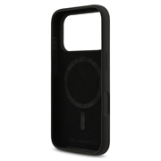 iPhone 18 Pro Karl Lagerfeld Karl and Choupette Liquid Silicone MagSafe Case - Black