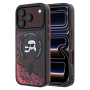iPhone 18 Pro/17 Pro Karl Lagerfeld Liquid Glitter Karl & Choupette Heads MagSafe Case