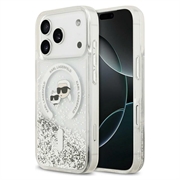 iPhone 18 Pro Max/17 Pro Max Karl Lagerfeld Liquid Glitter Karl & Choupette Heads MagSafe Case