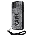 iPhone 11 Karl Lagerfeld Reversible Sequins Case - Black / Silver