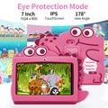 Kids Android Tablet with WiFi, Protective Case - 7" - Pink Dino