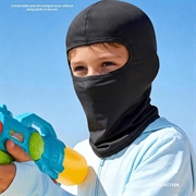 Kids Balaclava Face Mask / Sun Protection Head Cover UPF 50+ - Black