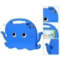 iPad 10.2 2019/2020/2021 Kids Carrying Shockproof Case - Octopus - Blue