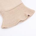 Kids Cat Ear Knitted Balaclava - Beige