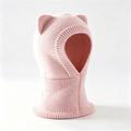 Kids Cat Ear Knitted Balaclava - Pink