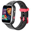 Kids Waterproof Smart Watch Y90 Pro with Dual Camera - Black