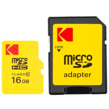 Kodak Extra Performance microSDHC Memory Card EKMSDM16GHC10CJ - 16GB