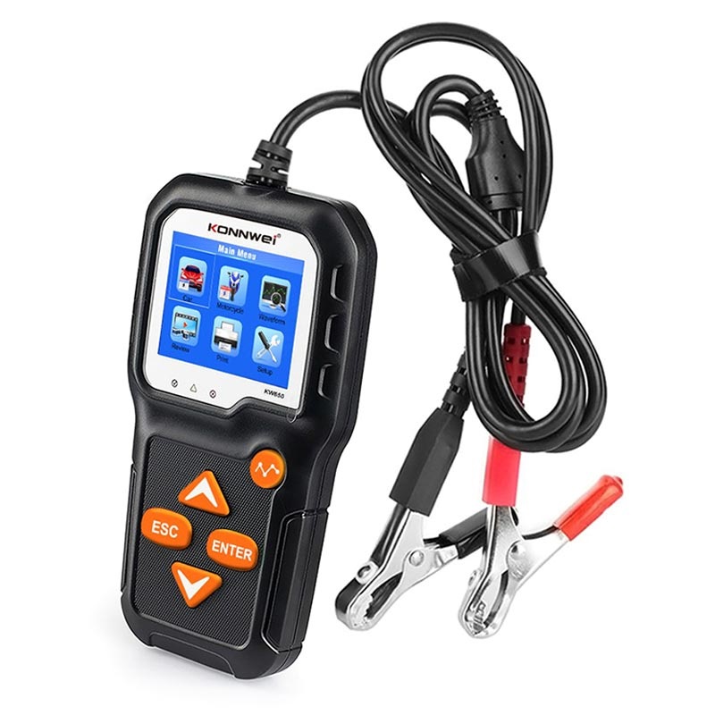 Konnwei KW650 Motorcycle & Car Battery Tester 6V12V