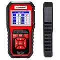 Konnwei KW850 OBD2/EOBD Car Fault Diagnostic Tool with LCD - Red