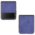 Krokodille Series Samsung Galaxy Z Flip3 5G Case - Purple