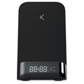 Ksix QiCK Wireless Charger / Alarm Clock - 15W - Black