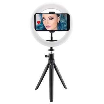 Ksix Studio Live Tripod Stand with Ring LED Light